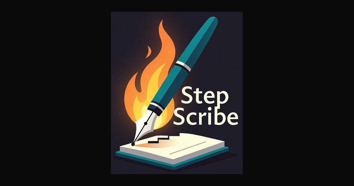 Scribe Step Capture Style StepScribe — AI-Powered Recovery Journaling | Free Desktop App & Cloud